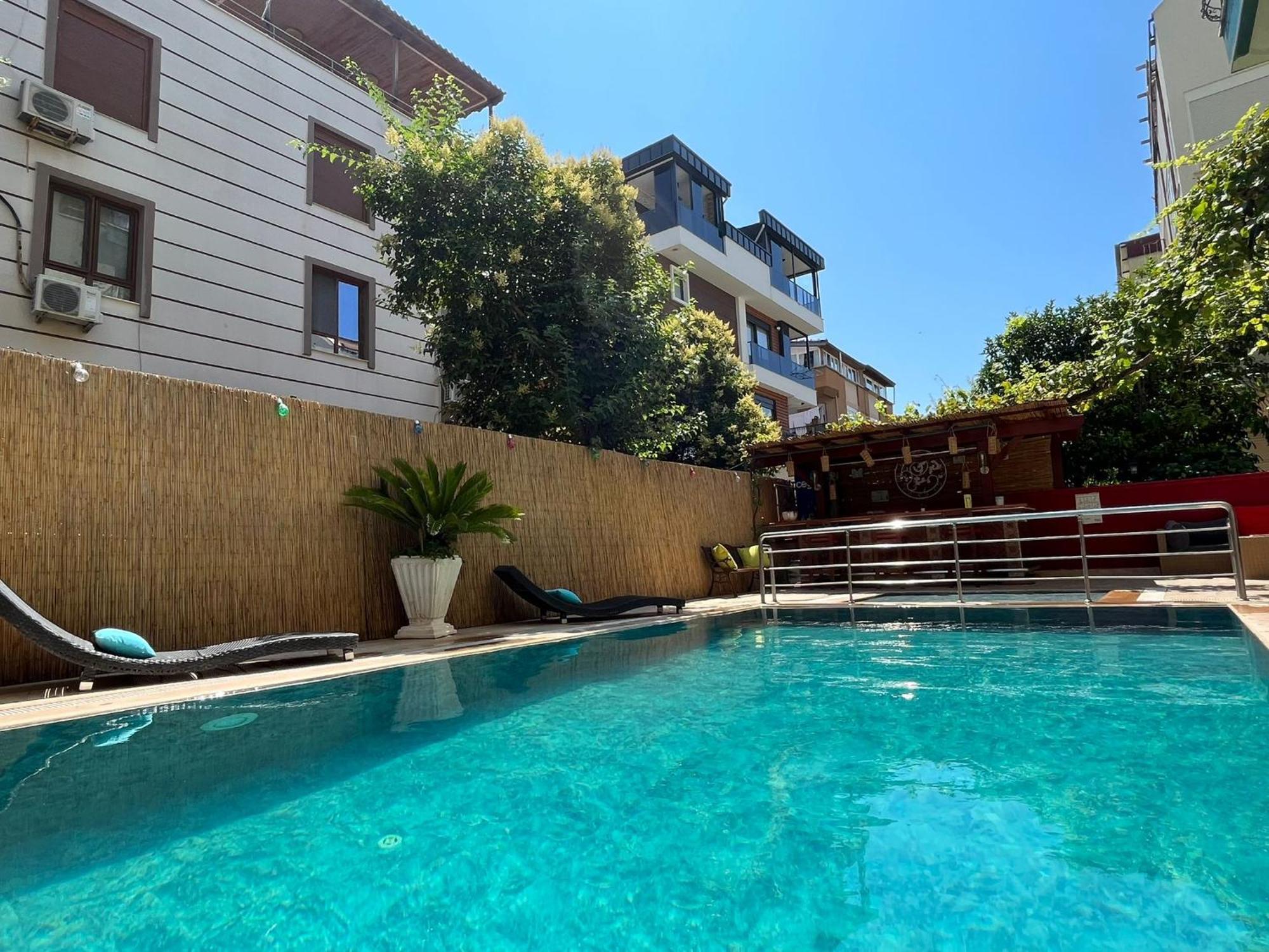 Beyaz Melek Apart Hotel อันตัลยา ภายนอก รูปภาพ